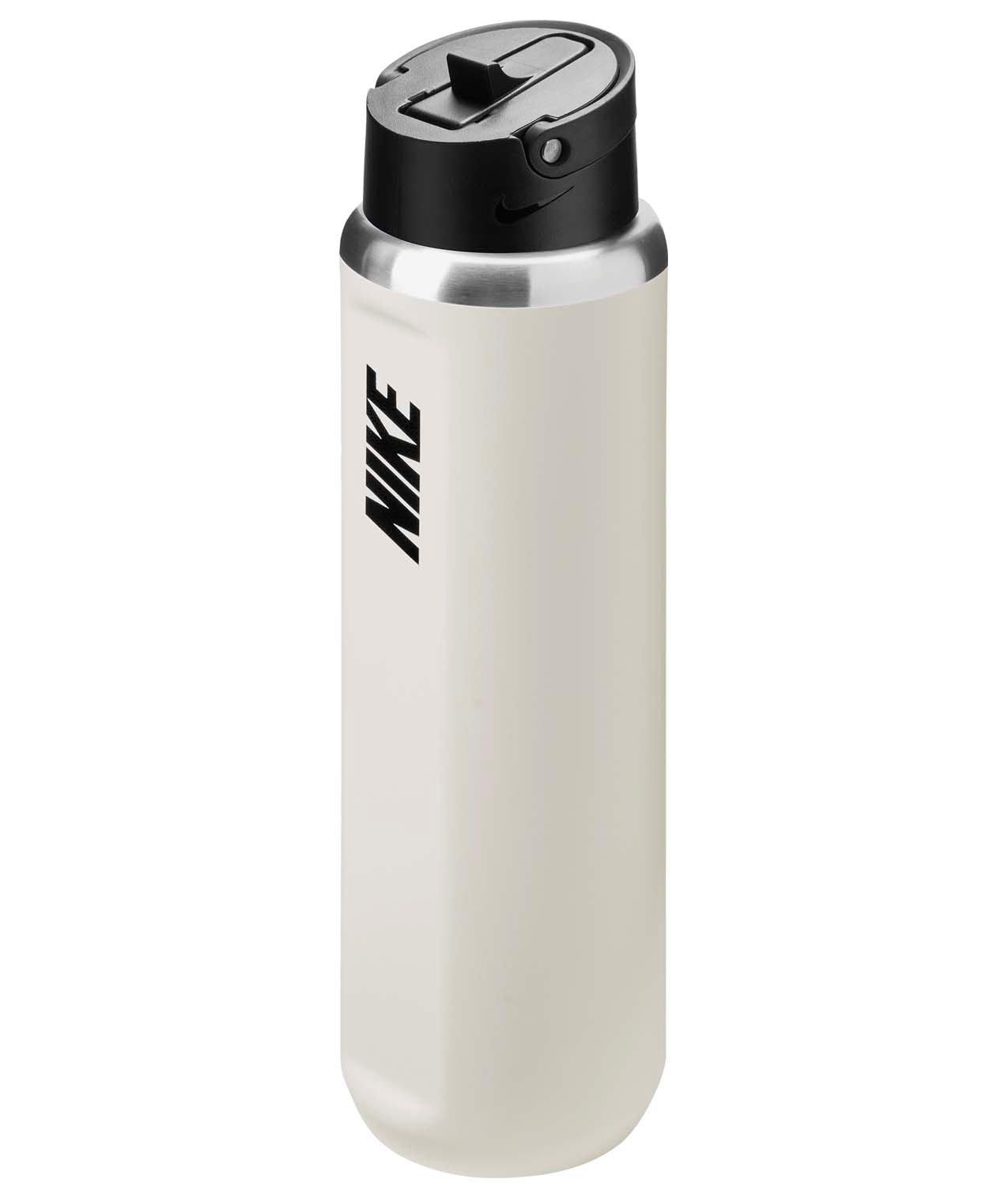Nike Recharge Stainless Steel 24oz Straw Water Bottle - Off-White/Black - OFF-WHITE/BLACK