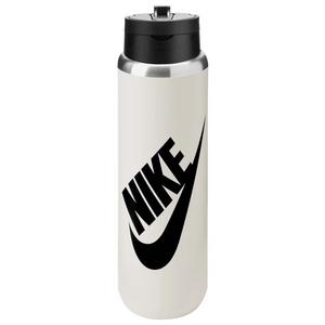 Nike Recharge Stainless Steel 24oz Straw Water Bottle - Off-White/Black - OFF-WHITE/BLACK
