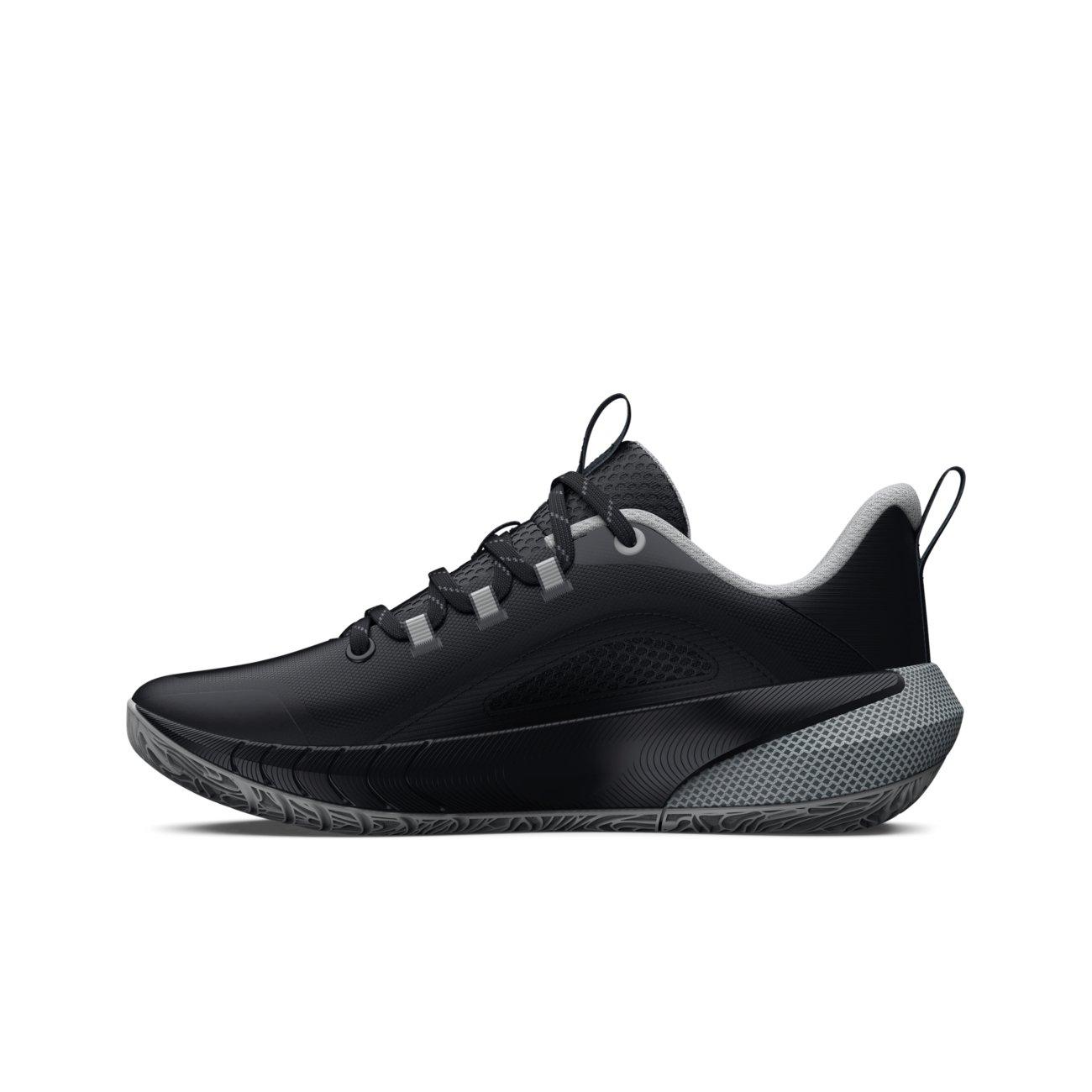 Under Armour HOVR Ascent 2 "Black/Pitch Gray" Women's Basketball Shoe - BLACK/GREY Thumbnail View 2