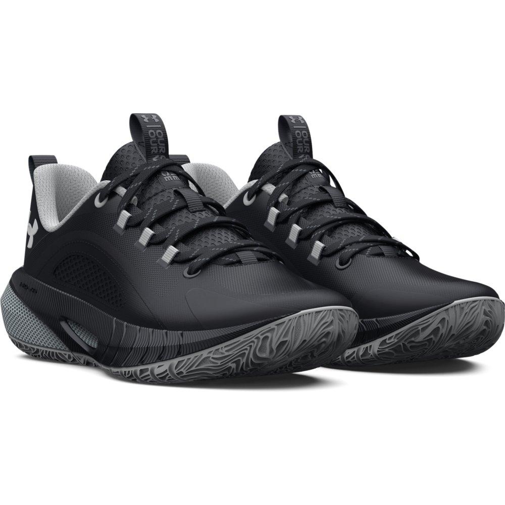 Under Armour HOVR Ascent 2 "Black/Pitch Gray" Women's Basketball Shoe - BLACK/GREY Thumbnail View 5