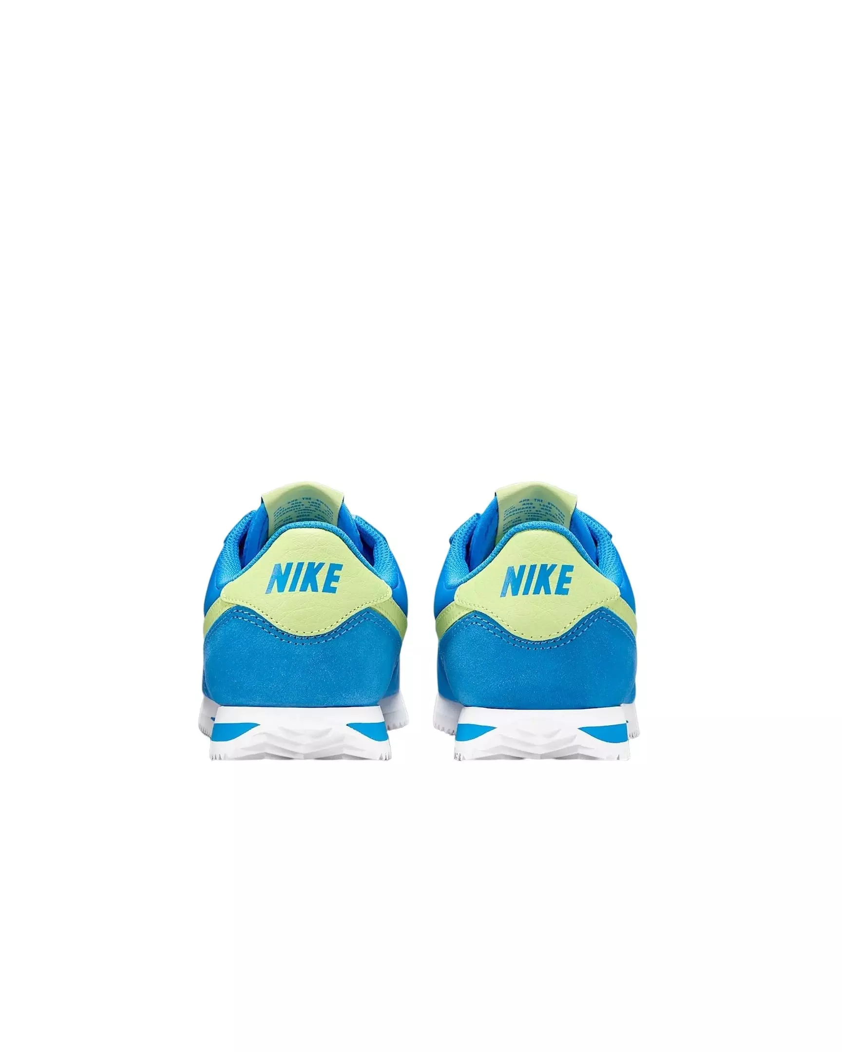 Nike Cortez "Photo Blue/White/Light Lemon Twist" Grade School Boys' Shoe - BLUE/WHITE/LEMON