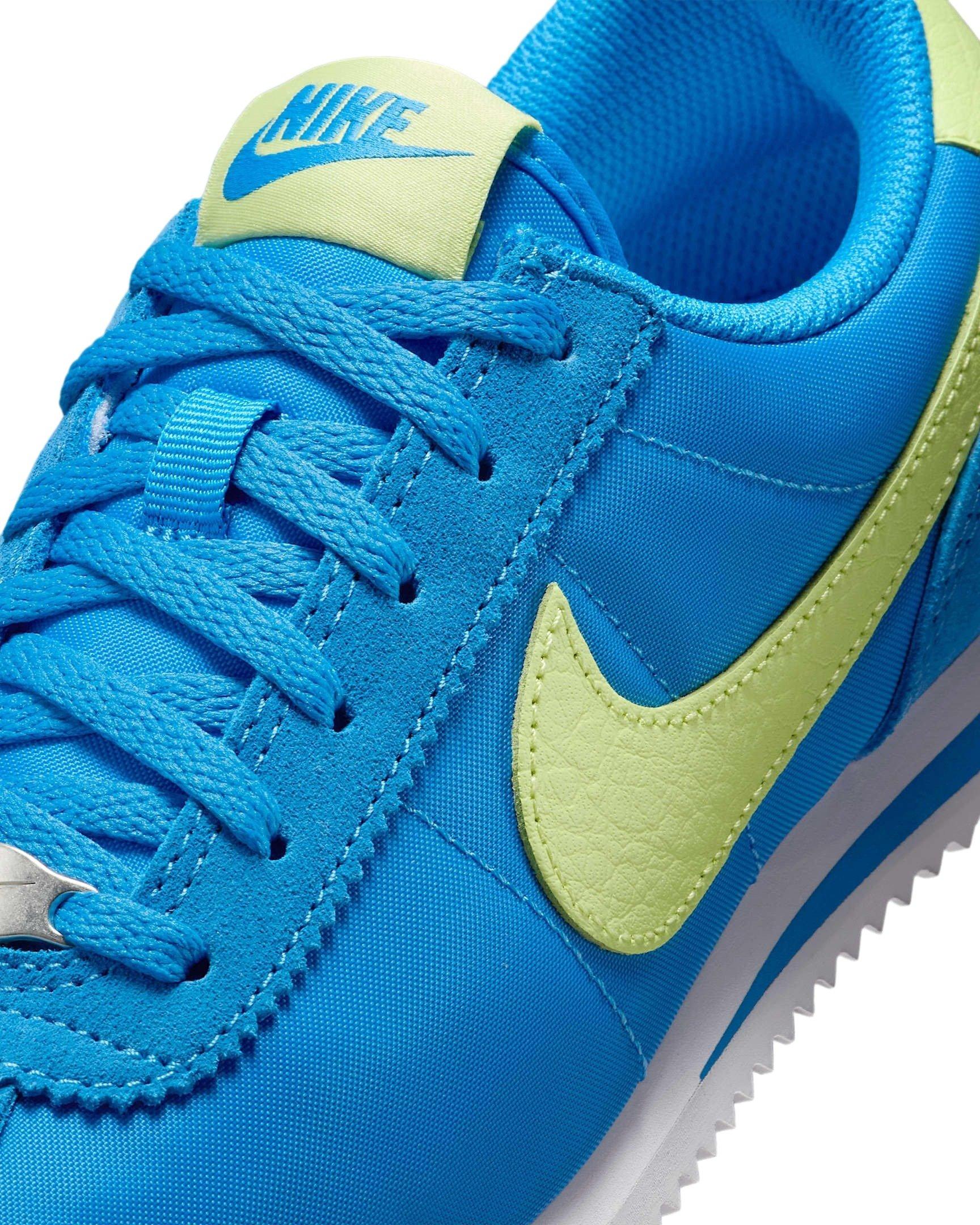 Nike Cortez Grade School Boys' "Photo Blue/White/Light Lemon Twist" Shoe