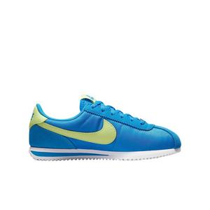 Nike Cortez "Photo Blue/White/Light Lemon Twist" Grade School Boys' Shoe