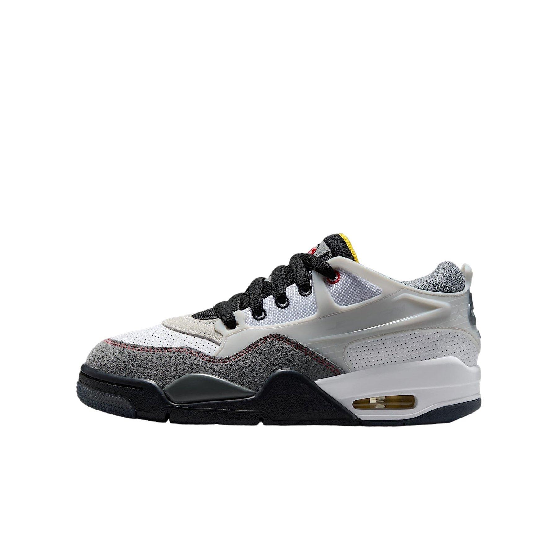 Jordan 4 RM Premium Grade School Boys' "White/Black/Smoke Grey/Fire Red" Shoe