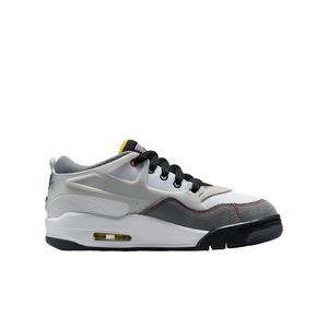 Jordan 4 RM Premium "White/Black/Smoke Grey/Fire Red" Grade School Boys' Shoe