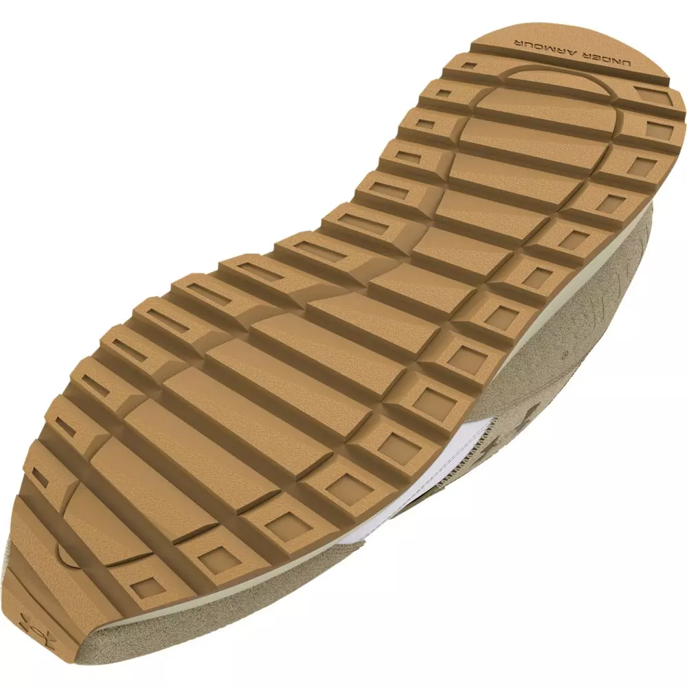 Under Armour Essential Runner "White/Khaki Base/Metallic Gold" Women's Running Shoe - WHITE/KHAKI/GOLD