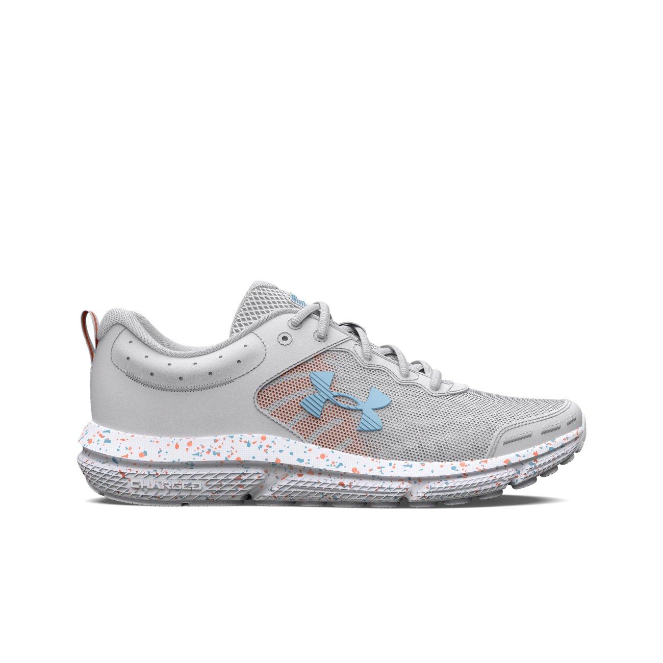 Under Armour Charged Assert 10 Paint Splatter "Halo Gray/Blizzard