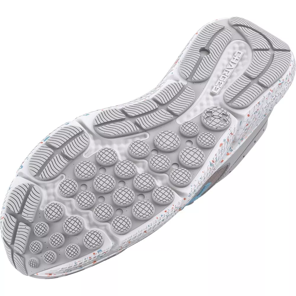 Under Armour Charged Assert 10 Paint Splatter "Halo Gray/Blizzard" Women's Running Shoe - HALO GREY/BLIZZARD