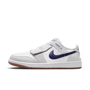 Jordan 1 Low EasyOn "White/Neutral Grey/Gum Medium Brown/Midnight Navy" Men's Shoe