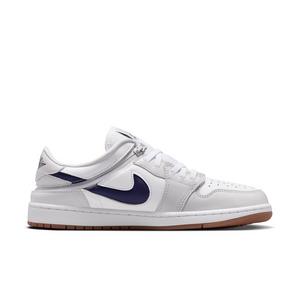 Jordan 1 Low EasyOn "White/Neutral Grey/Gum Medium Brown/Midnight Navy" Men's Shoe