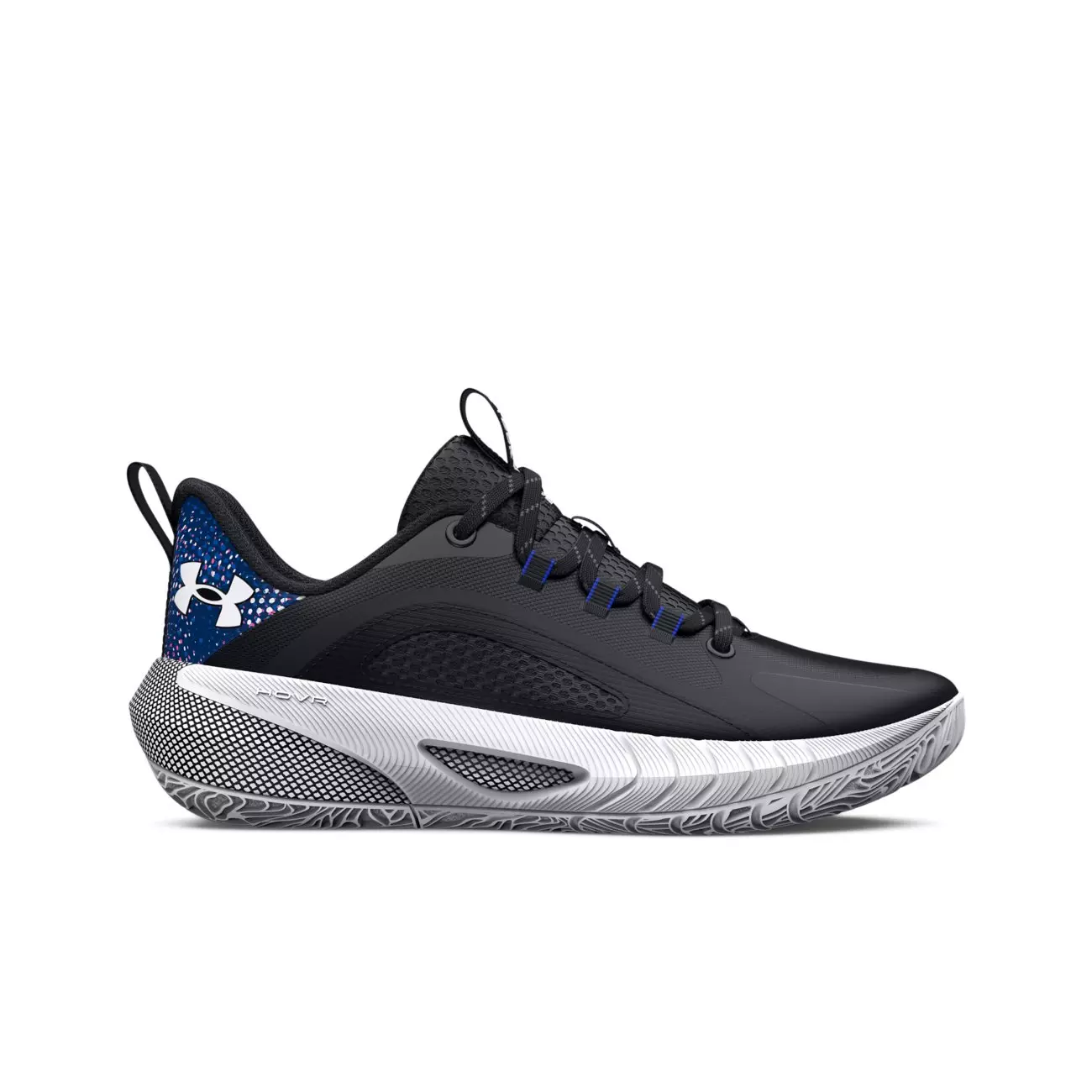 Under Armour HOVR Ascent 2 Printed "Black/White" Women's Basketball Shoe - BLACK/WHITE