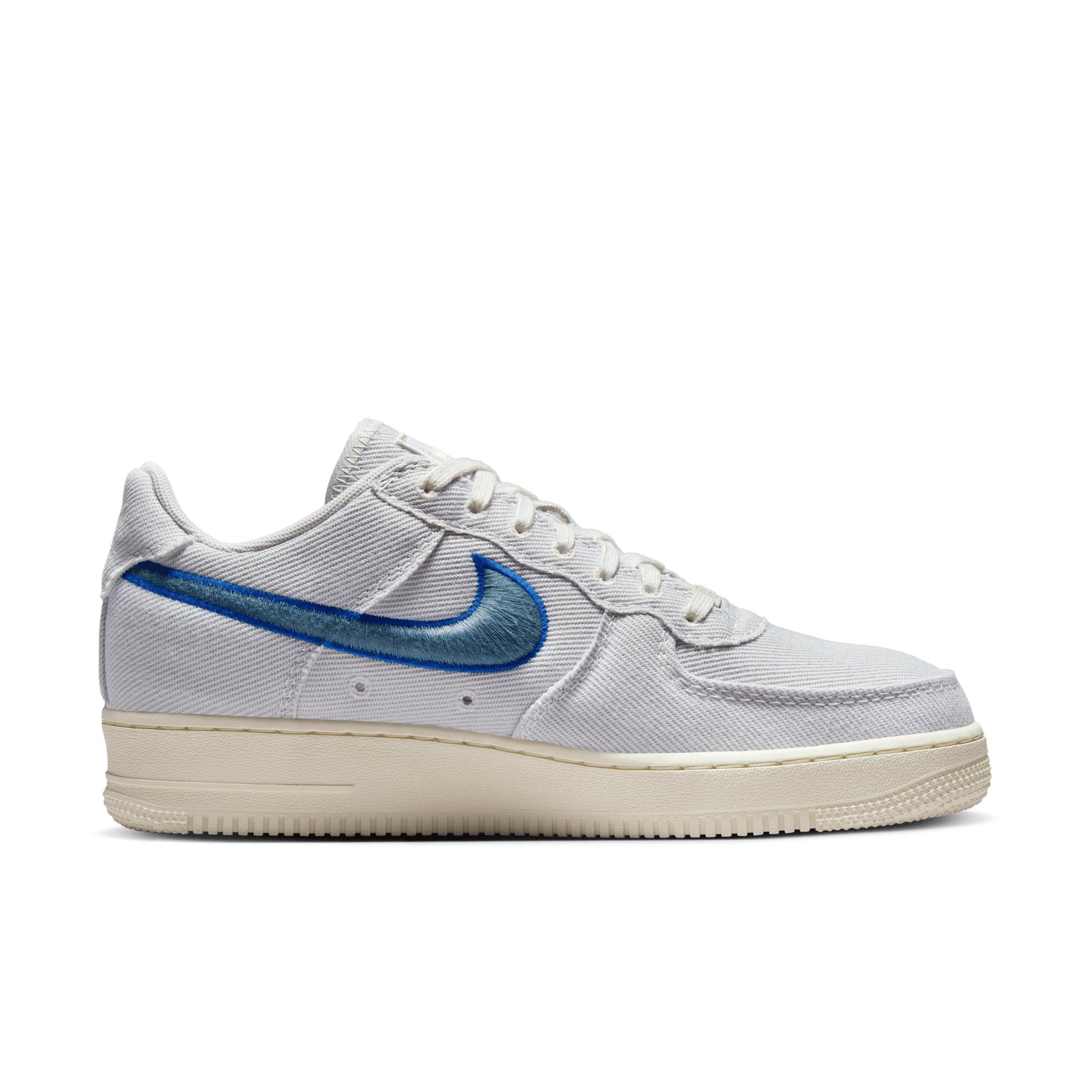 Nike Air Force 1 Low Canvas "Photon Dust/Game Royal/Pale Ivory/Smokey Blue" Men's Shoe - DUST/ROYAL/IVORY/BLUE Thumbnail View 1