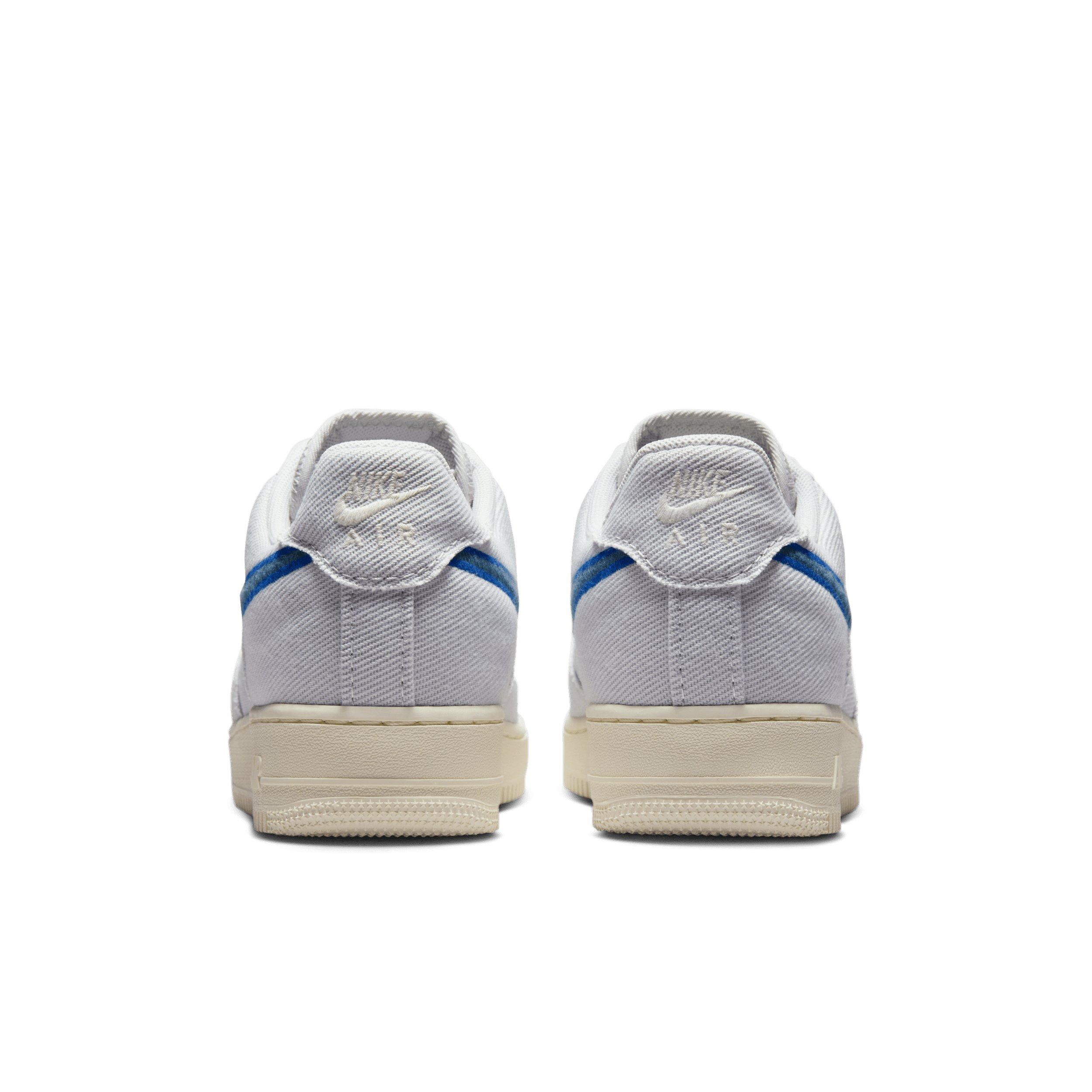 Nike Air Force 1 Low Canvas "Photon Dust/Game Royal/Pale Ivory/Smokey Blue" Men's Shoe - DUST/ROYAL/IVORY/BLUE Thumbnail View 5