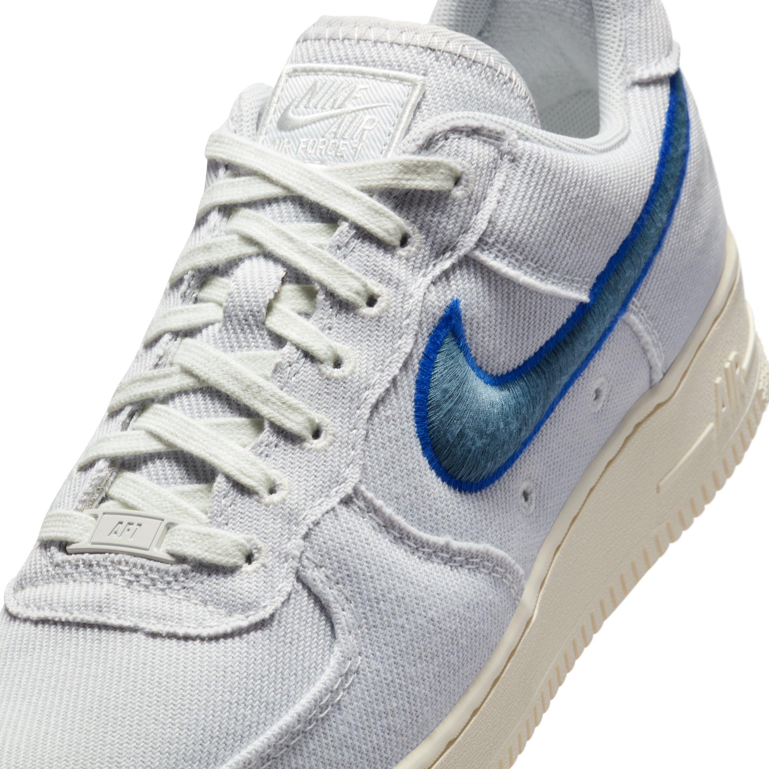 Nike Air Force 1 Low Canvas "Photon Dust/Game Royal/Pale Ivory/Smokey Blue" Men's Shoe - DUST/ROYAL/IVORY/BLUE Thumbnail View 7