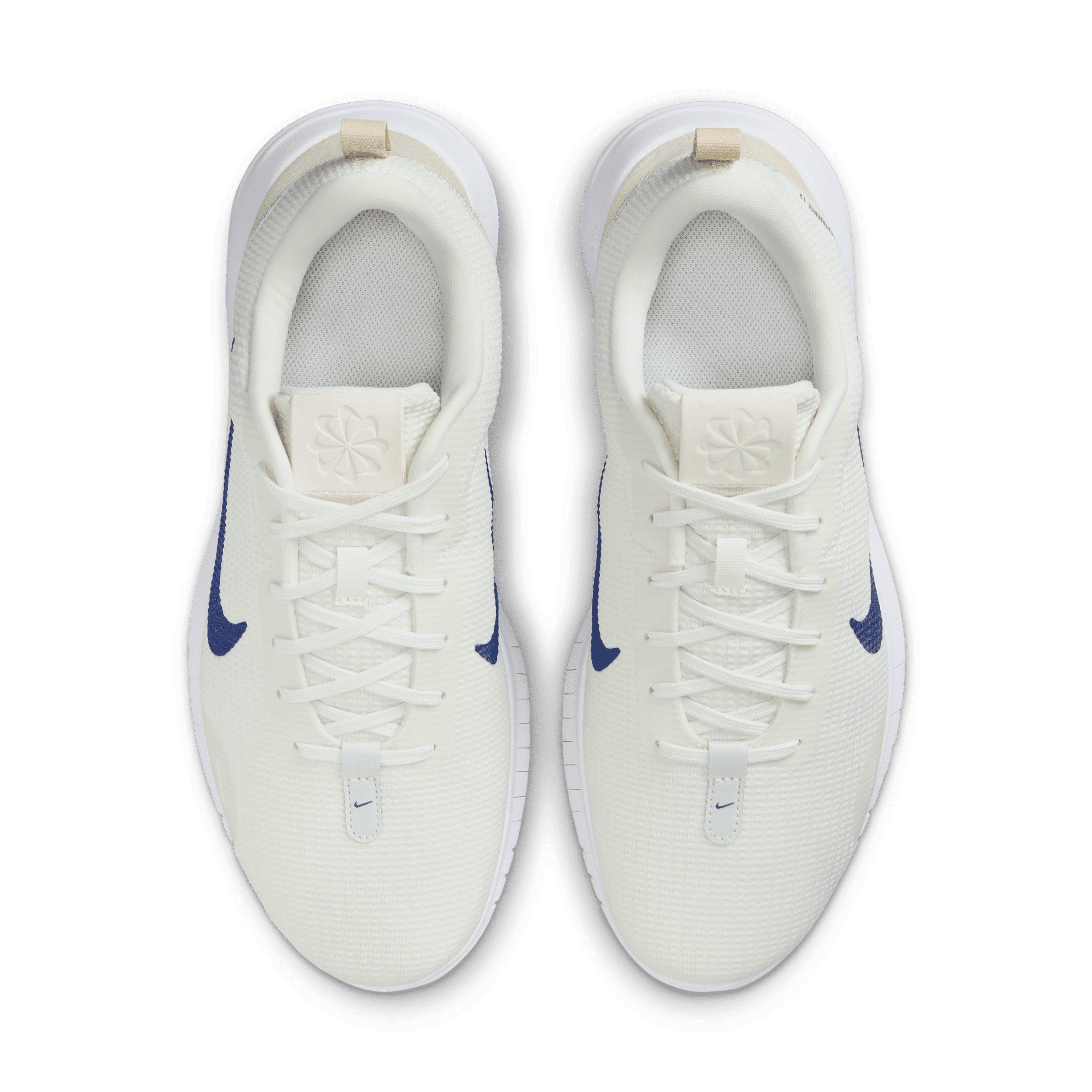 Nike Flex Experience Run 12 "Sail/Light Orewood Brown/Deep Royal Blue" Men's Wide Running Shoe - SAIL/LT BROWN/ROYAL Thumbnail View 4