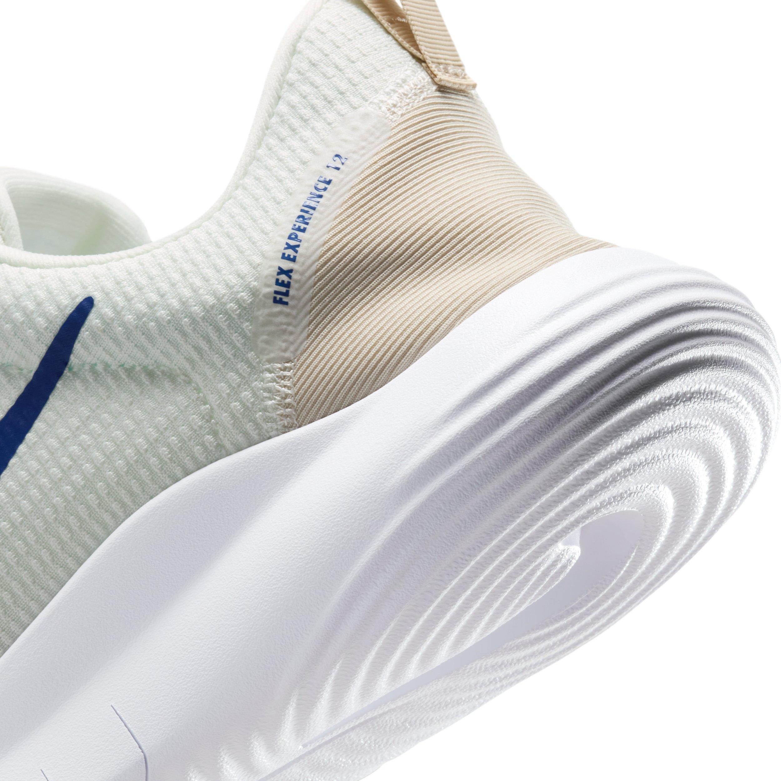 Nike Flex Experience Run 12 "Sail/Light Orewood Brown/Deep Royal Blue" Men's Wide Running Shoe - SAIL/LT BROWN/ROYAL Thumbnail View 8