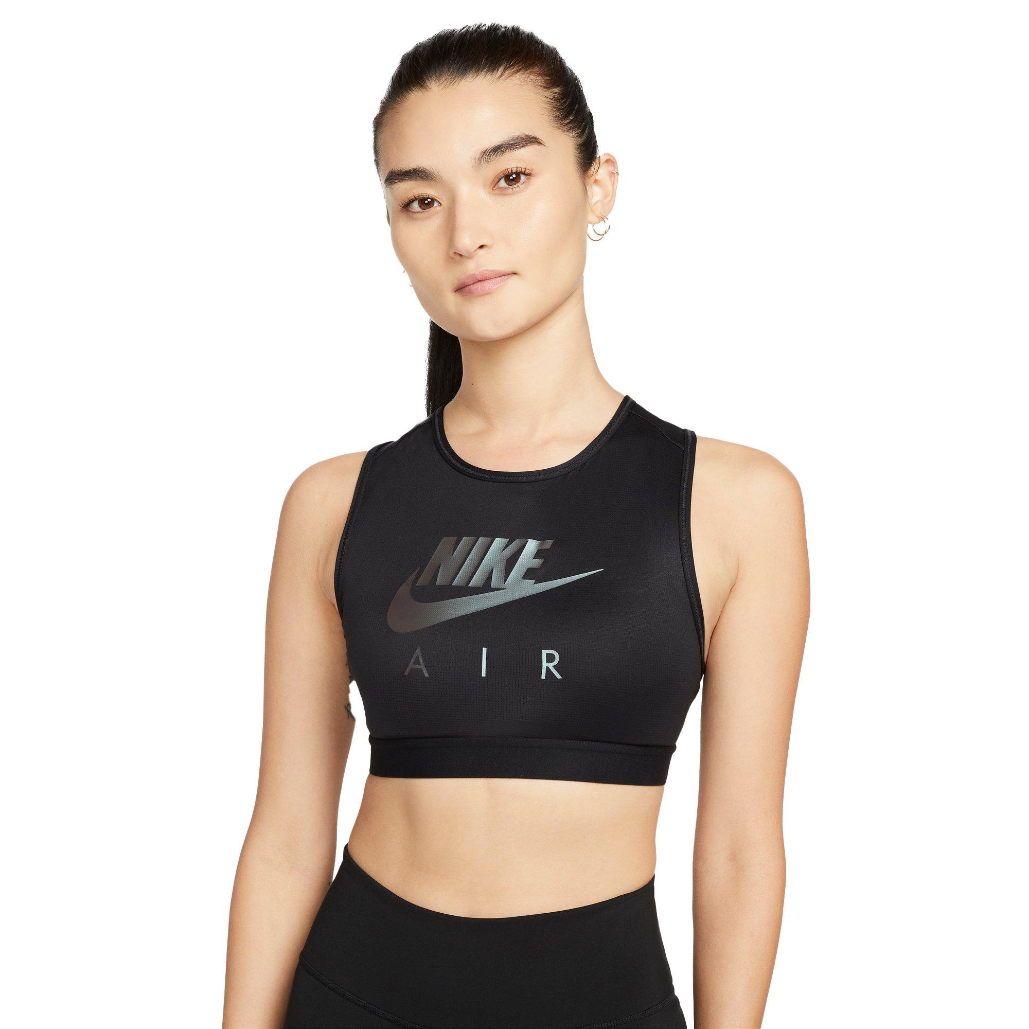 Nike Dri-FIT Swoosh Women’s Medium-Support 1-Piece Pad High-Neck Sports Bra  : : Clothing, Shoes & Accessories