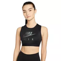 Nike Women's Air Dri-FIT Swoosh 1-Piece Pad High-Neck Sports Bra - Hibbett