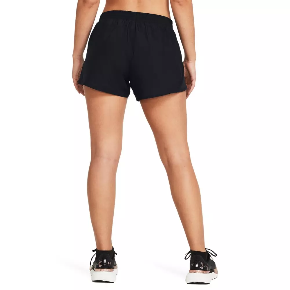 Under Armour Women's Fly-By 3" Shorts -Black - BLACK