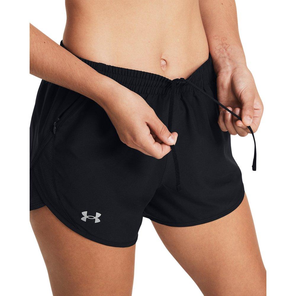 Under Armour Women's Fly-By 3" Shorts -Black - BLACK Thumbnail View 3