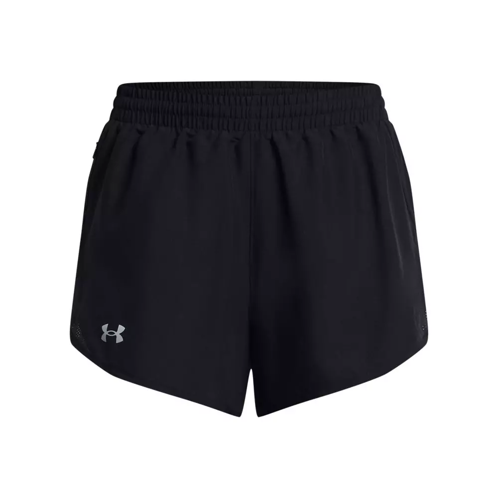 Under Armour Women's Fly-By 3" Shorts - Black - BLACK
