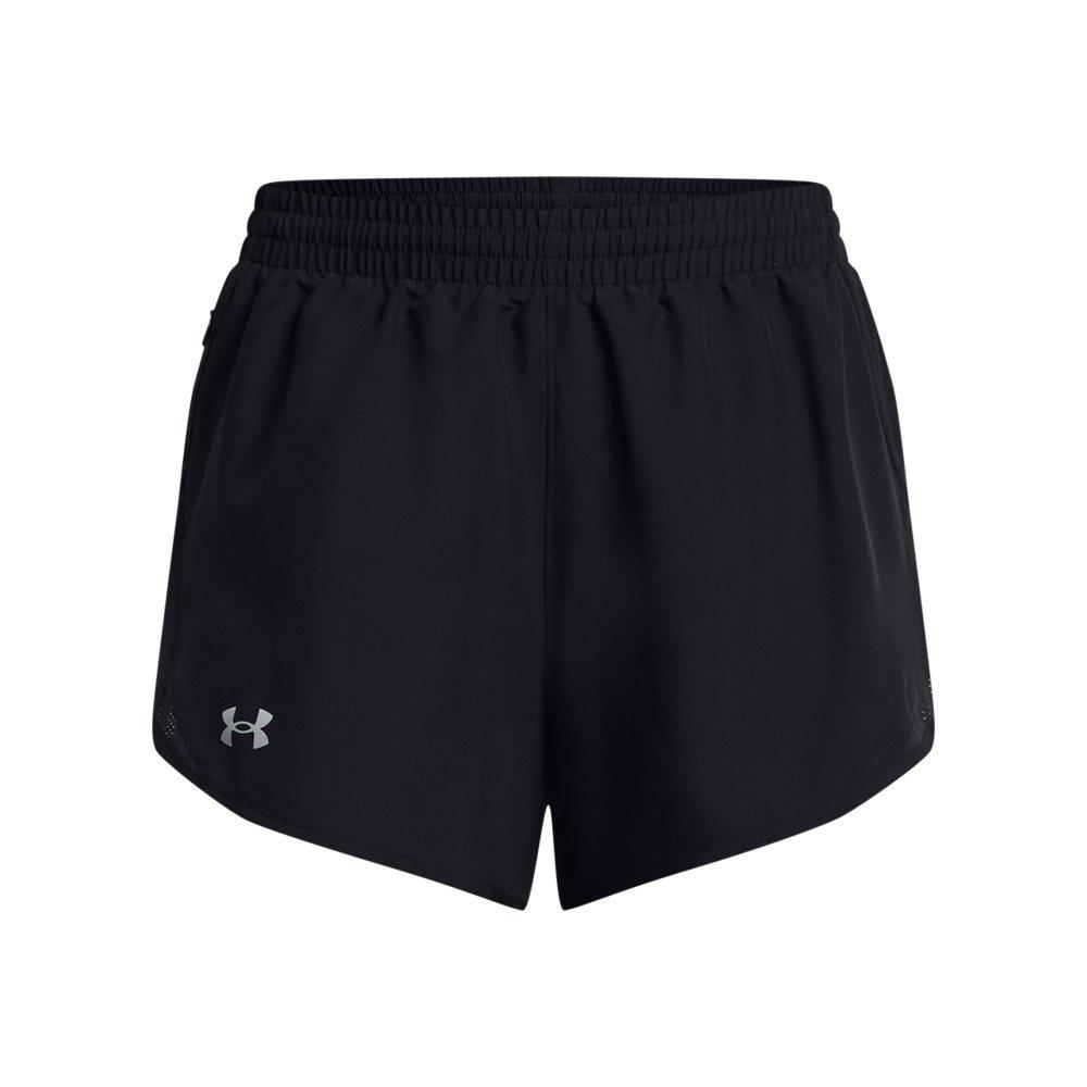 Under Armour Women's Fly-By 3" Shorts -Black - BLACK Thumbnail View 5