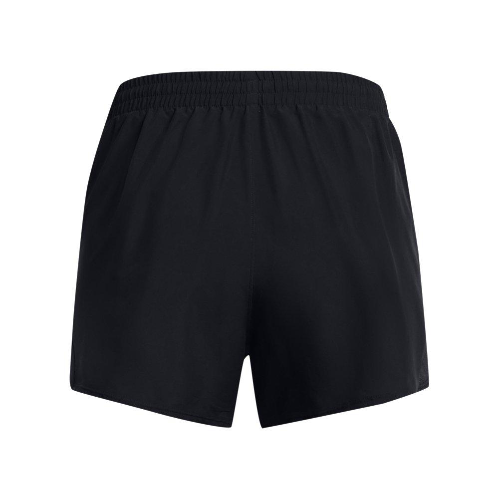 Under Armour Women's Fly-By 3" Shorts -Black - BLACK Thumbnail View 6