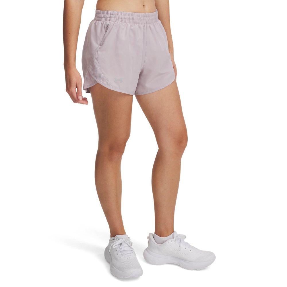 Under Armour Women's Fly-By 3" Shorts -Grey - GREY Thumbnail View 1