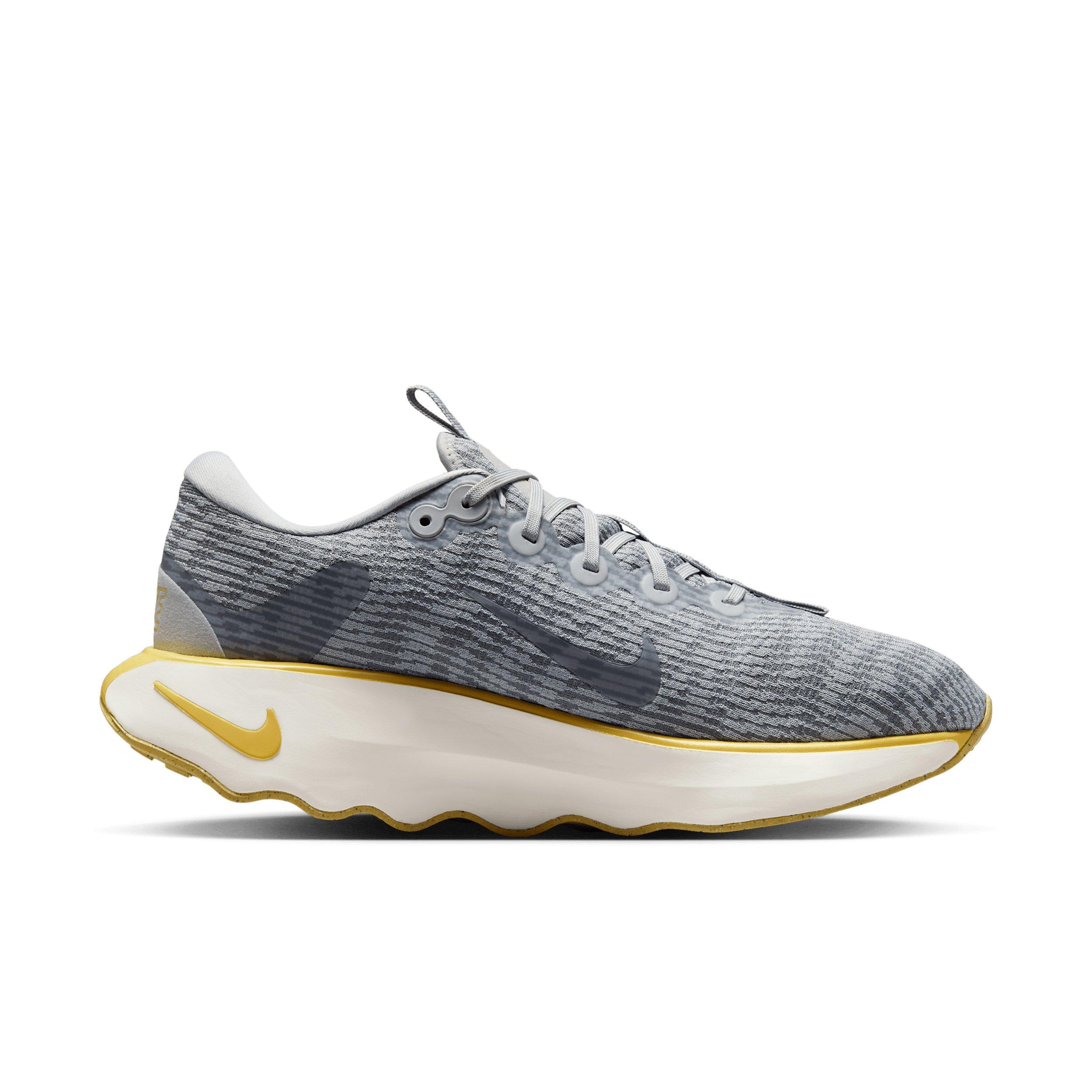 Nike Motiva "Light Smoke Grey/Smoke Grey/Saturn Gold/Light Smoke Grey" Men's Walking Shoe - LT GREY/GREY/GOLD/LT GREY Thumbnail View 1