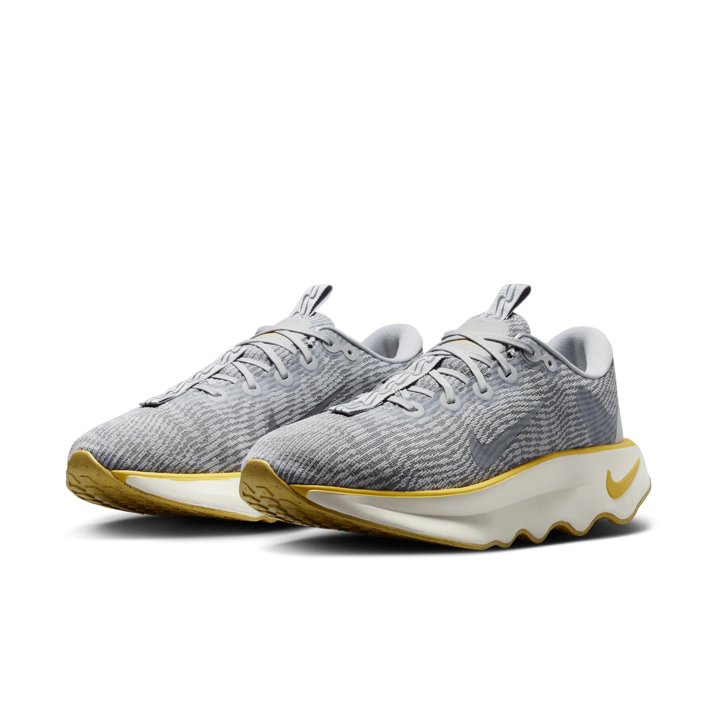 Nike Motiva "Light Smoke Grey/Smoke Grey/Saturn Gold/Light Smoke Grey" Men's Walking Shoe - LT GREY/GREY/GOLD/LT GREY Thumbnail View 3