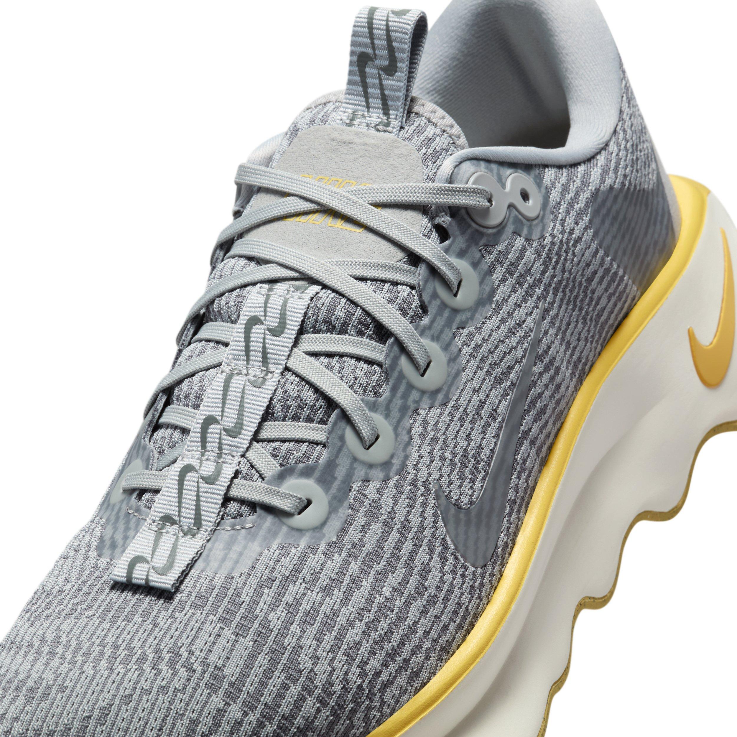 Nike Motiva "Light Smoke Grey/Smoke Grey/Saturn Gold/Light Smoke Grey" Men's Walking Shoe - LT GREY/GREY/GOLD/LT GREY Thumbnail View 7