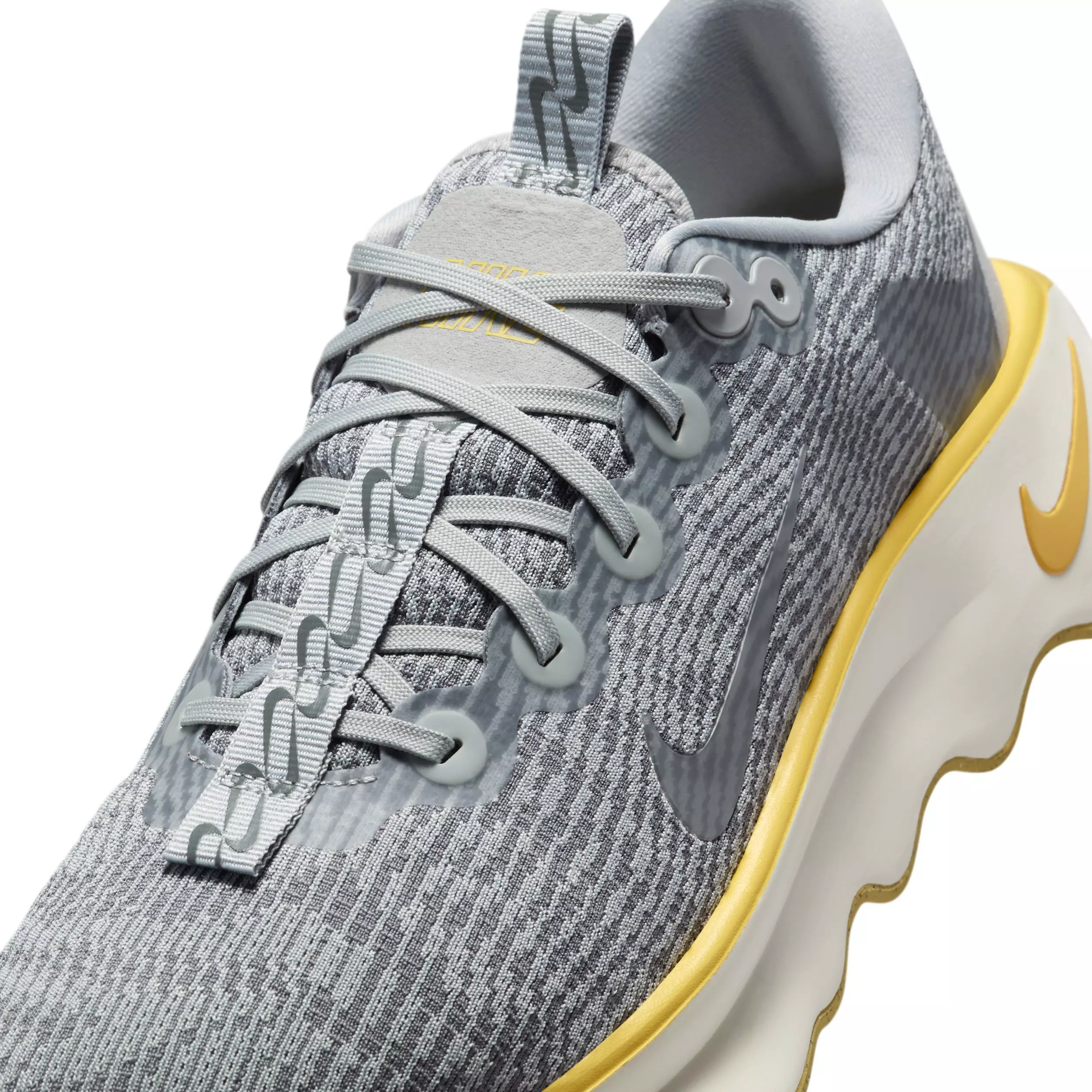 Nike Motiva "Light Smoke Grey/Smoke Grey/Saturn Gold/Light Smoke Grey" Men's Walking Shoe - LT GREY/GREY/GOLD/LT GREY