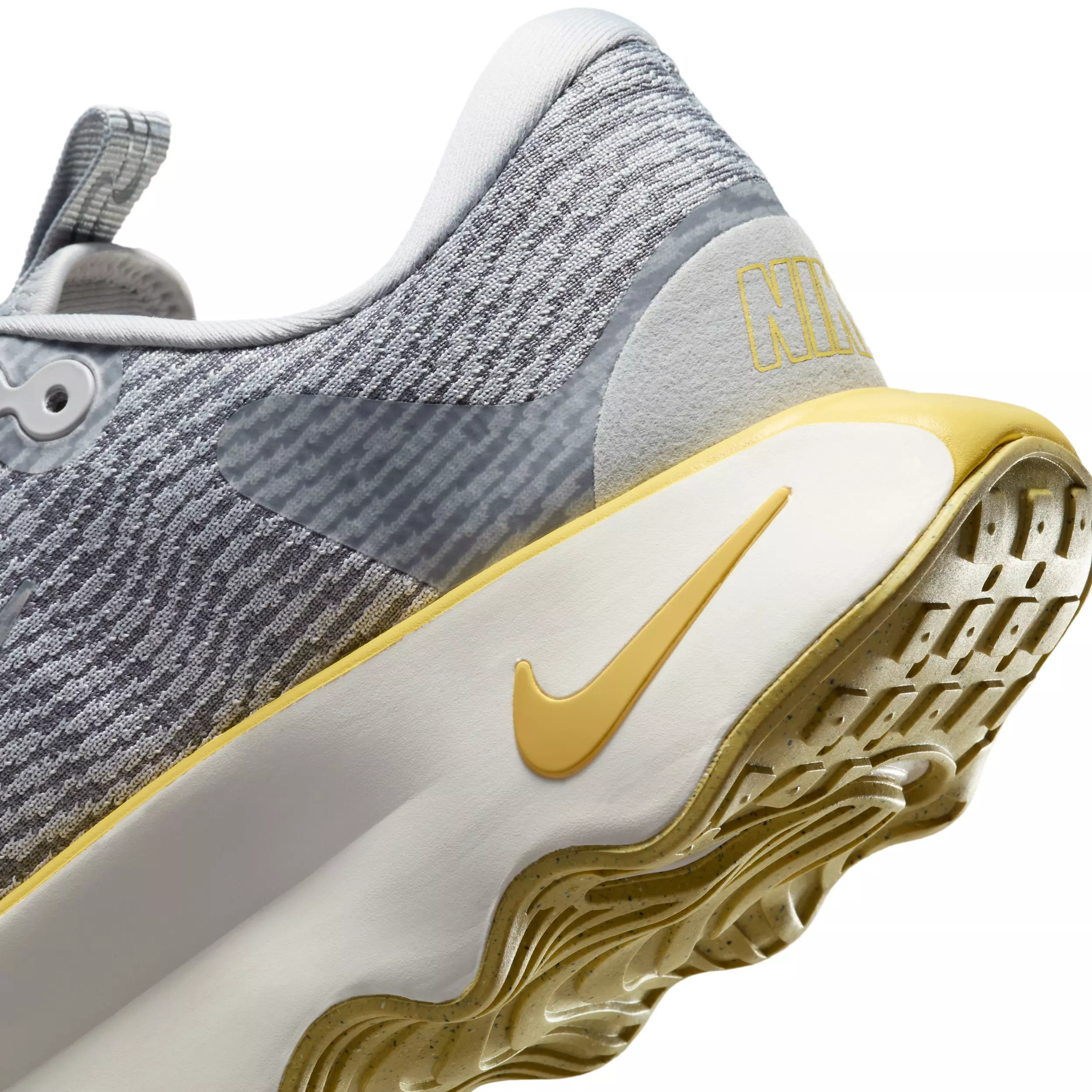 Nike Motiva "Light Smoke Grey/Smoke Grey/Saturn Gold/Light Smoke Grey" Men's Walking Shoe - LT GREY/GREY/GOLD/LT GREY