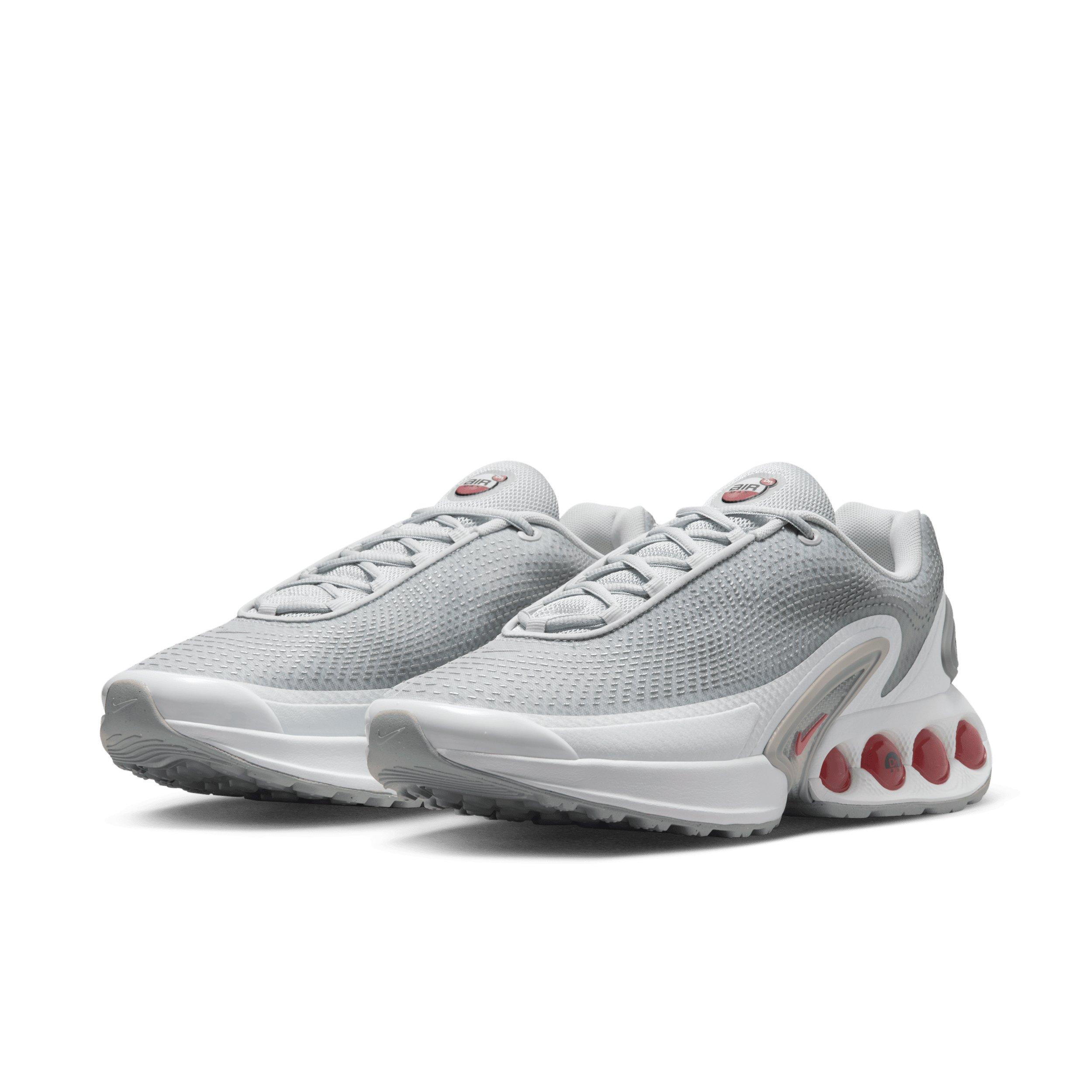 Nike Air Max Dn "Pure Platinum/Wolf Grey/Metallic Silver/University Red" Men's Shoe - PLATINUM/GREY/SILVER/RED Thumbnail View 3