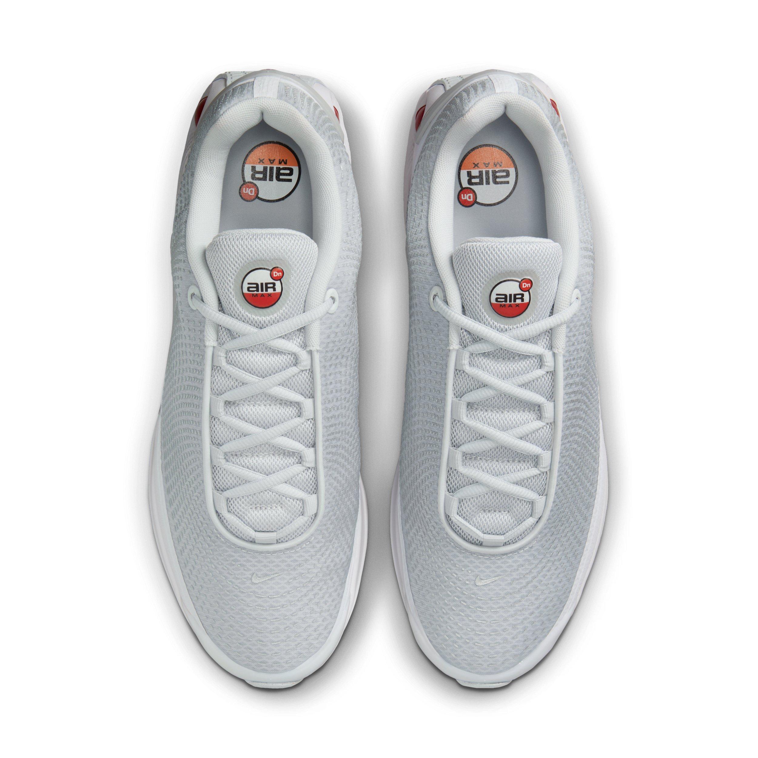 Nike Air Max Dn "Pure Platinum/Wolf Grey/Metallic Silver/University Red" Men's Shoe - PLATINUM/GREY/SILVER/RED Thumbnail View 4