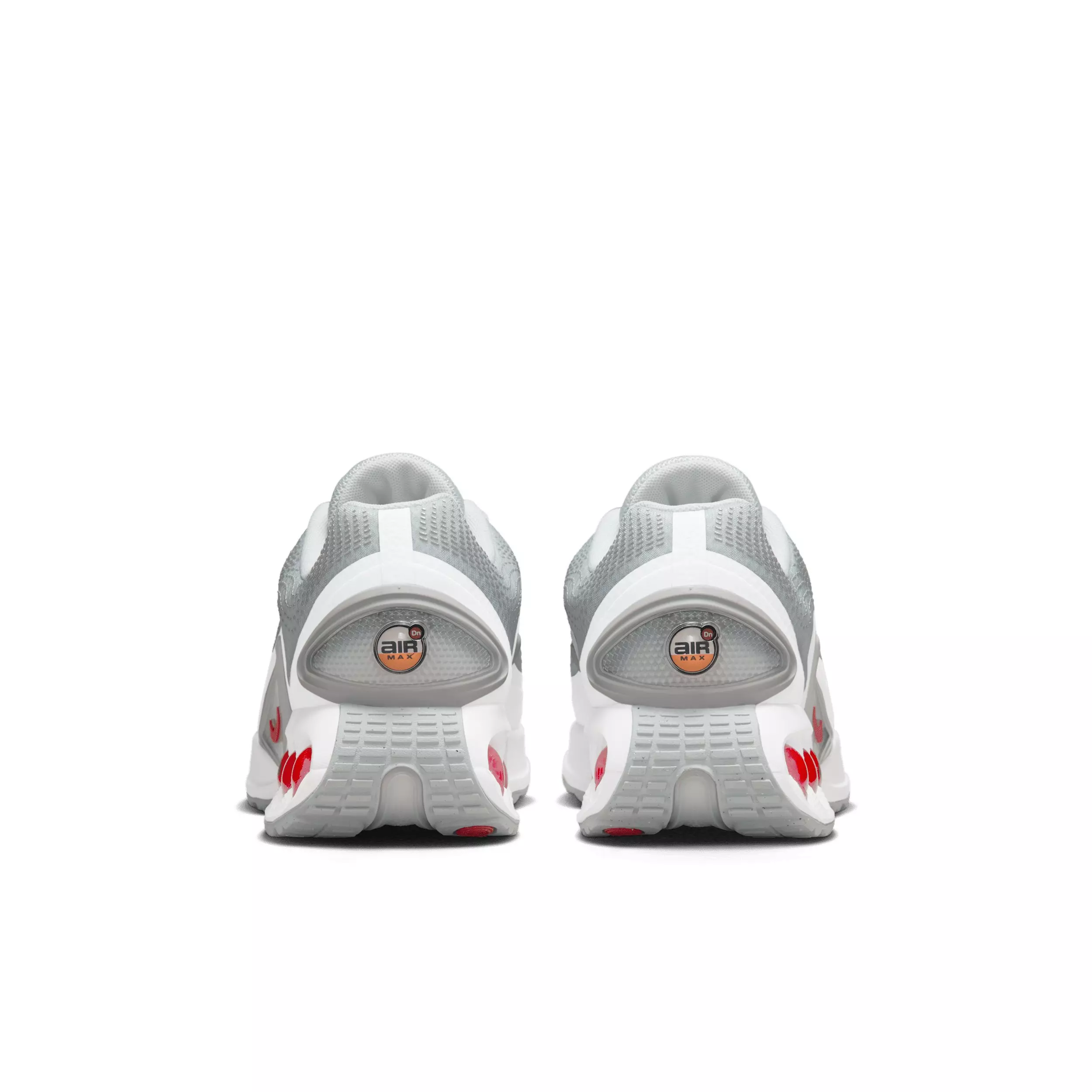 Nike Air Max Dn "Pure Platinum/Wolf Grey/Metallic Silver/University Red" Men's Shoe - PLATINUM/GREY/SILVER/RED