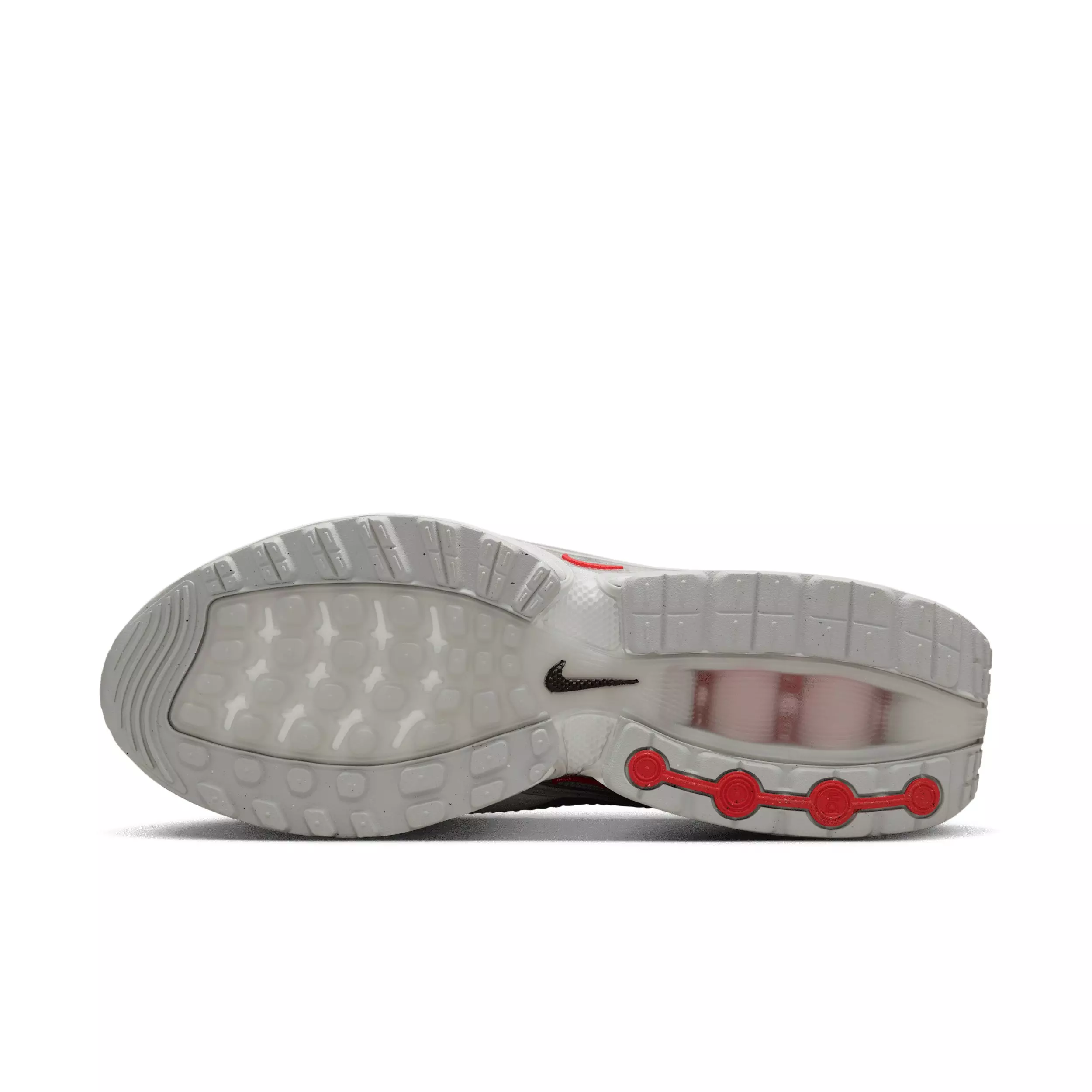 Nike Air Max Dn "Pure Platinum/Wolf Grey/Metallic Silver/University Red" Men's Shoe - PLATINUM/GREY/SILVER/RED