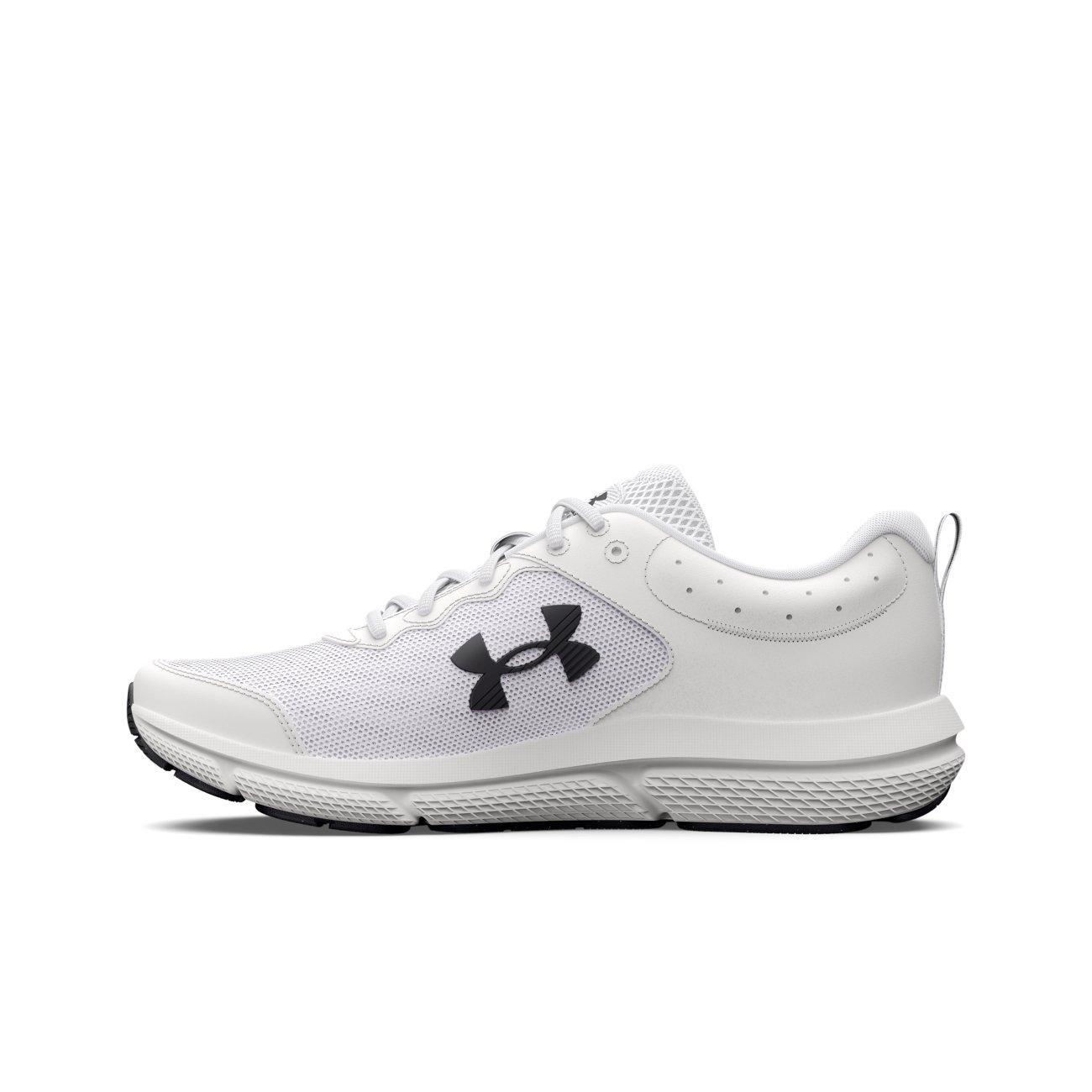 Under Armour Charged Assert 10 "White/Black" Women's Running Shoe - WHITE/BLACK Thumbnail View 2