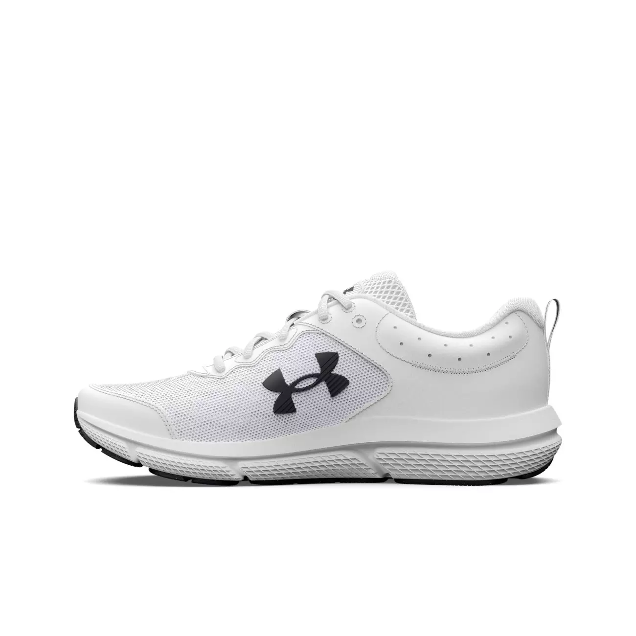 Under Armour Charged Assert 10 "White/Black" Women's Running Shoe - WHITE/BLACK