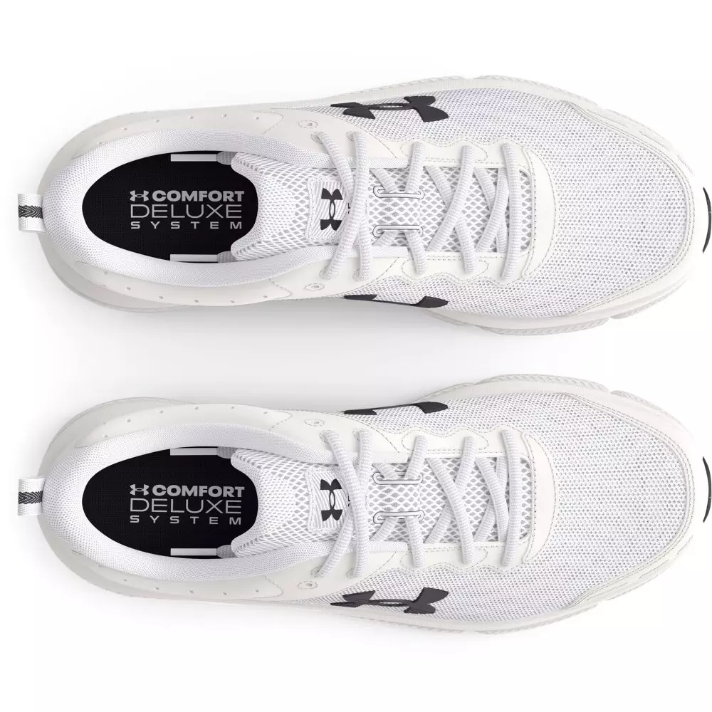 Under Armour Charged Assert 10 "White/Black" Women's Running Shoe - WHITE/BLACK