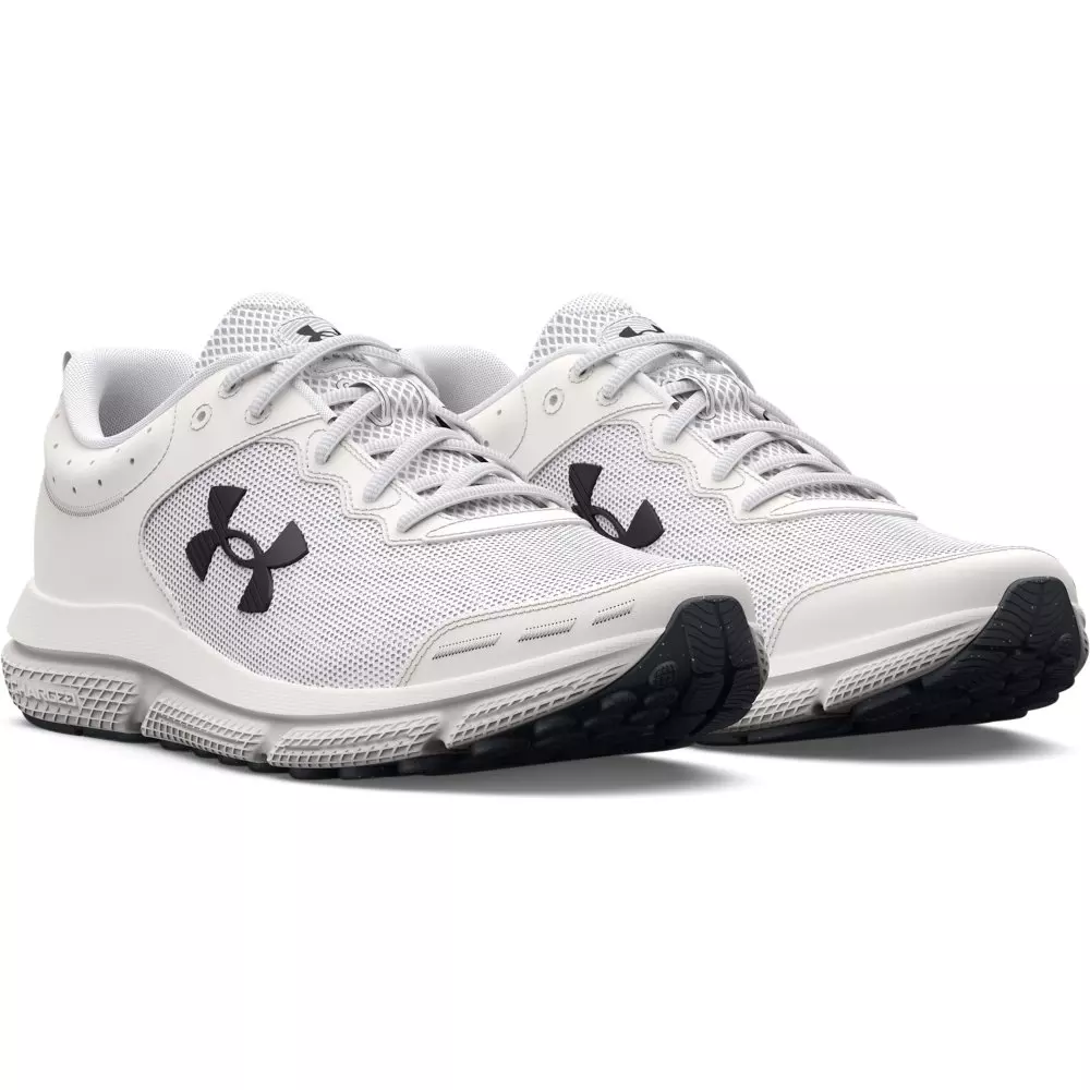 Under Armour Charged Assert 10 "White/Black" Women's Running Shoe - WHITE/BLACK