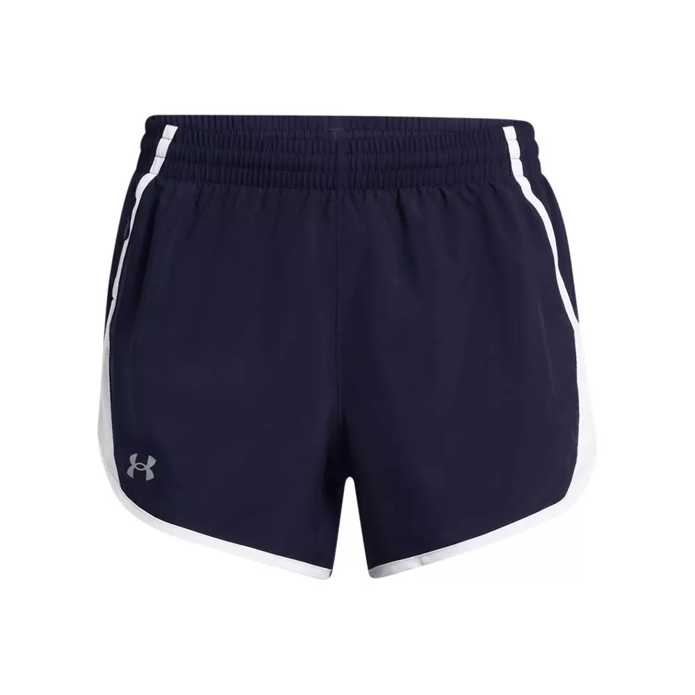Under Armour Women's Fly-By 3" Shorts - Navy/White - NAVY/WHITE