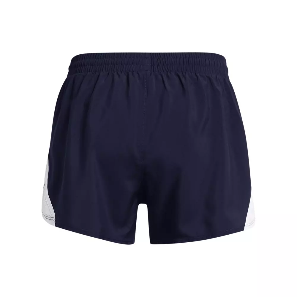 Under Armour Women's Fly-By 3" Shorts -Navy/White - NAVY/WHITE