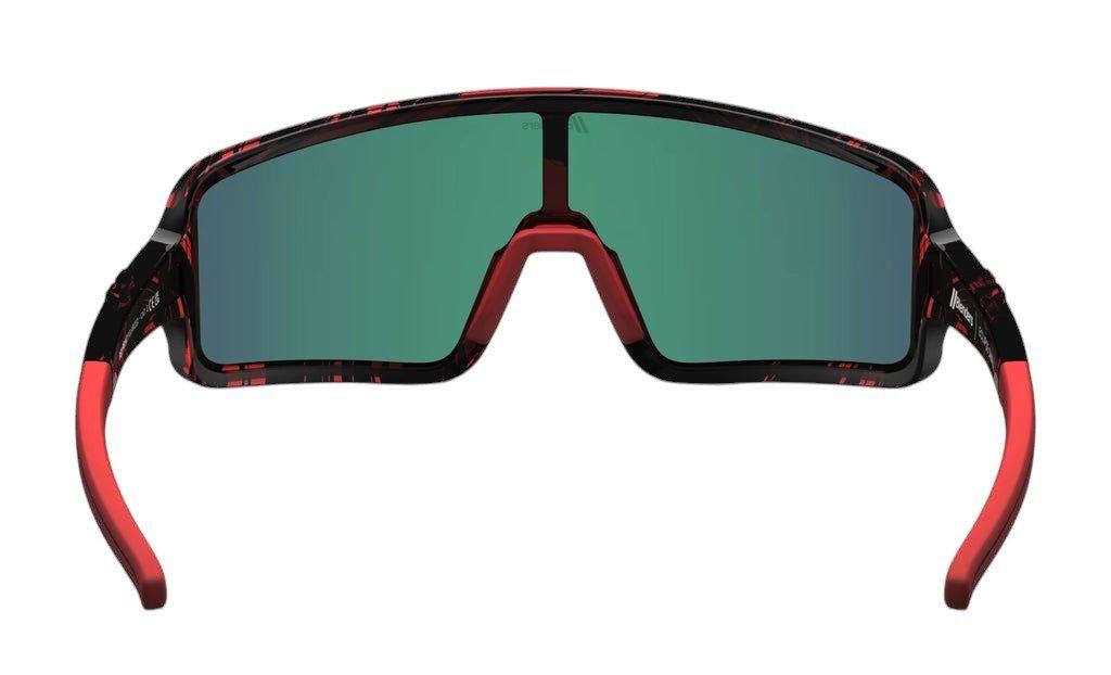 Blenders Youth Eclipse Small Red Print Sunglasses - RED