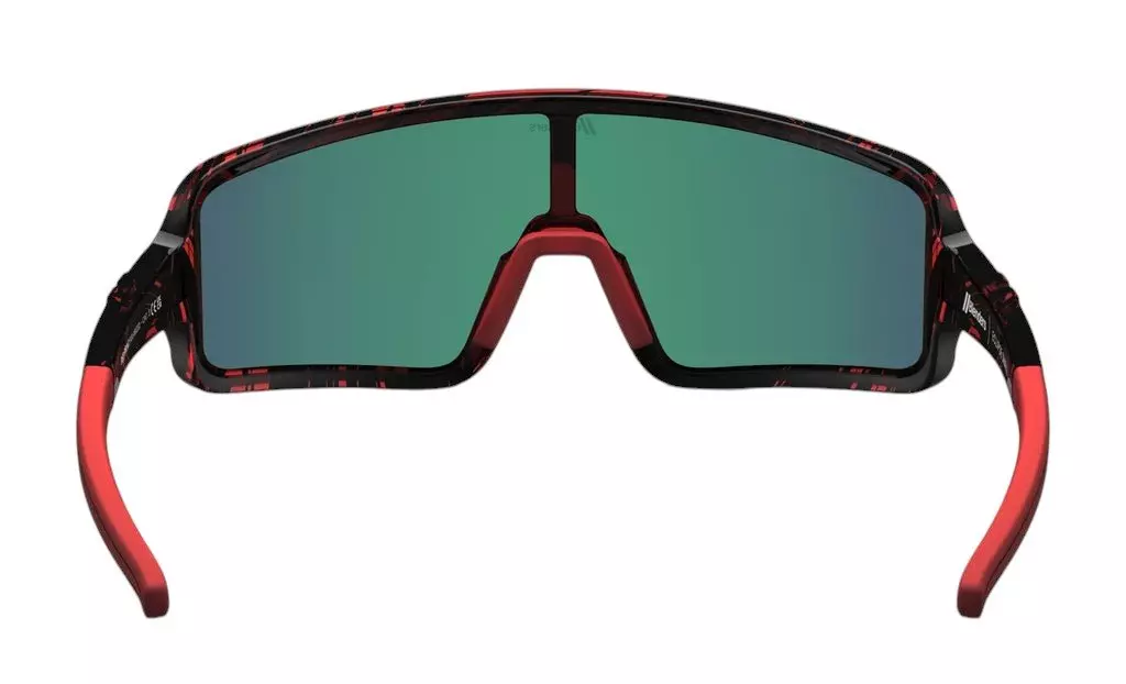 Blenders Youth Eclipse Small Red Print Sunglasses - RED