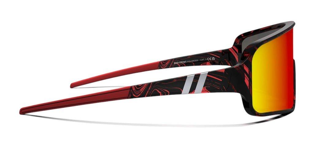 Blenders Youth Eclipse Small Red Print Sunglasses - RED