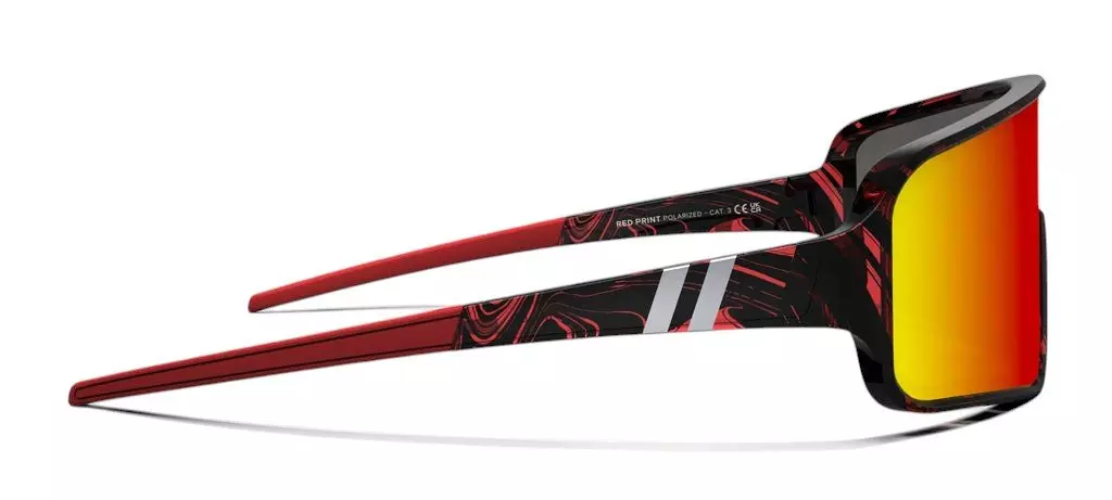Blenders Youth Eclipse Small Red Print Sunglasses - RED