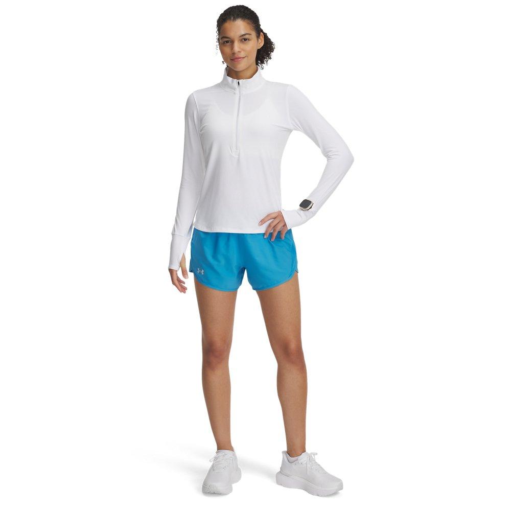 Under Armour Women's Fly-By 3" Shorts -Blue - BLUE Thumbnail View 3