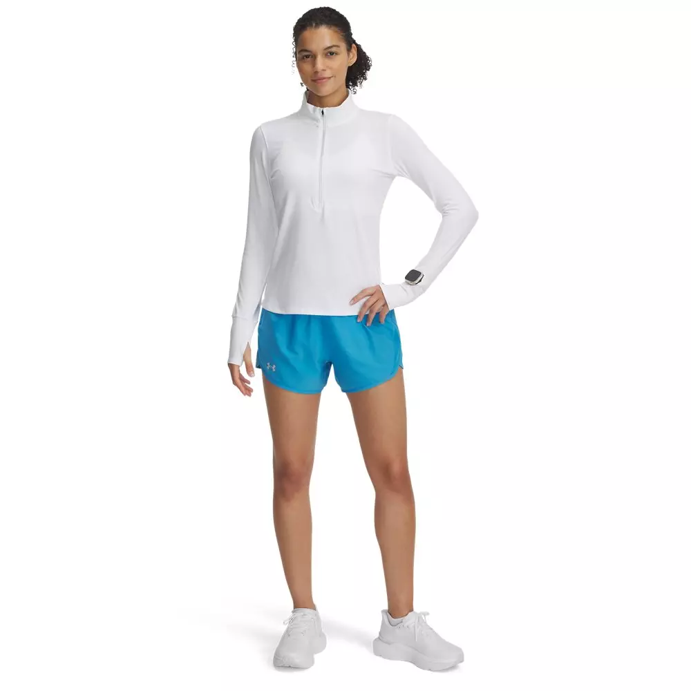 Under Armour Women's Fly-By 3" Shorts -Blue - BLUE