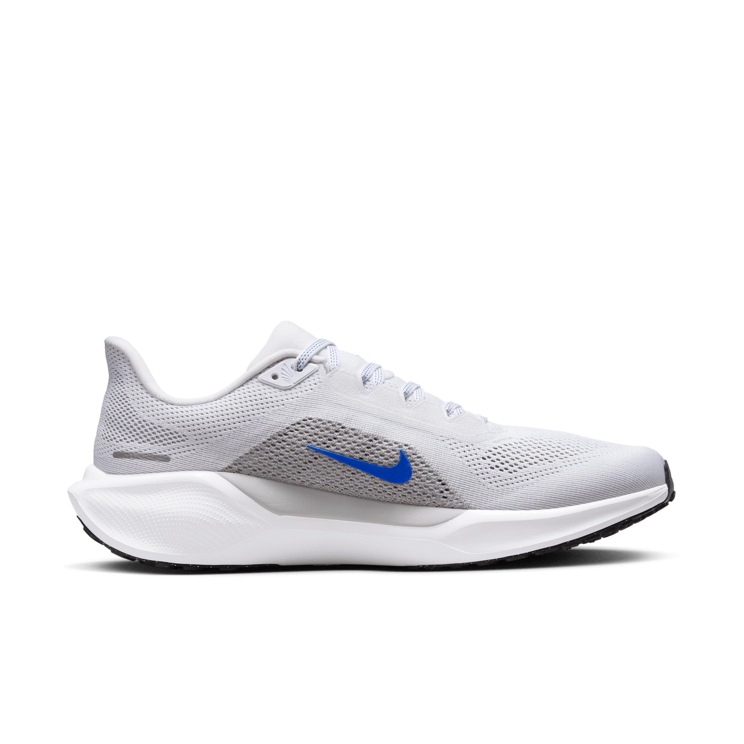 Nike Pegasus 41 "White/Wolf Grey/Pure Platinum/Racer Blue" Men's Running Shoe - WHITE/GREY/PLATINUM/BLUE Thumbnail View 1